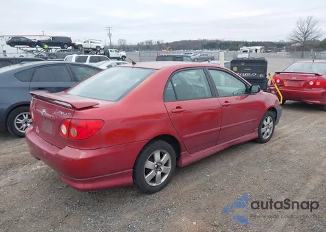 2006 Toyota Corolla S из США, поврежденный, VIN 2T1BR32E76C697688